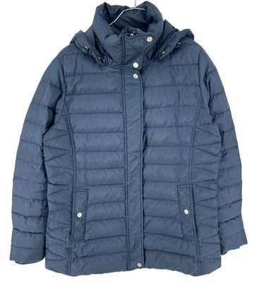 TOMMY HILFIGER Damen Kapuzen-Daunenjacke Mantel Größe XL - Bild 1 von 4
