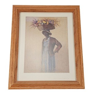 Elizabeth O'Neill Verner Flower Lady Vintage Embossed Print Tradd Street Press