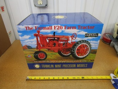 Farmall F20 tractor McCormick-Deering FRANKLIN MINT 1/12 box diecast Z COA