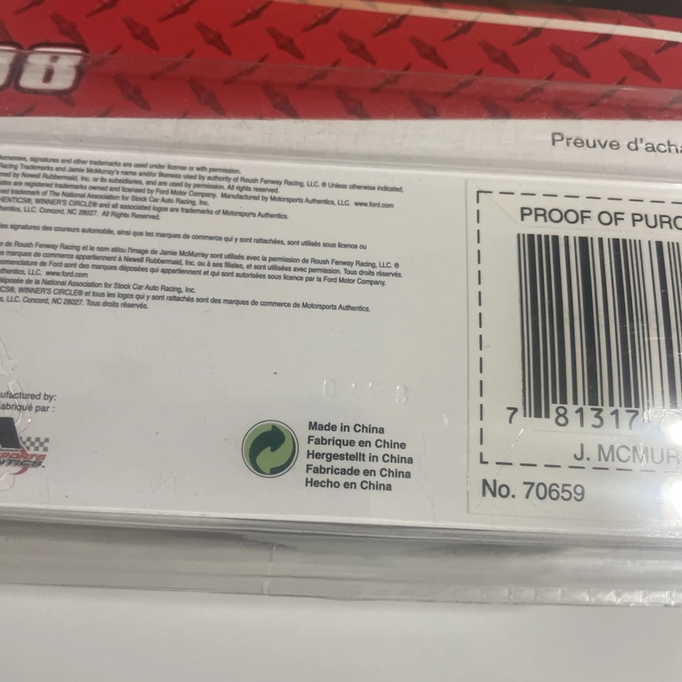 COT Jamie McMurray Irwin 2008 herramientas industriales 1:64 nuevo sellado Foto 4 de 4