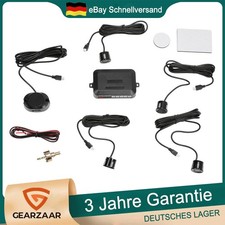 Einparkhilfe 4 x Sensor Nachrüsten Auto hinten Parkhilfe Schwarz PDC Universal