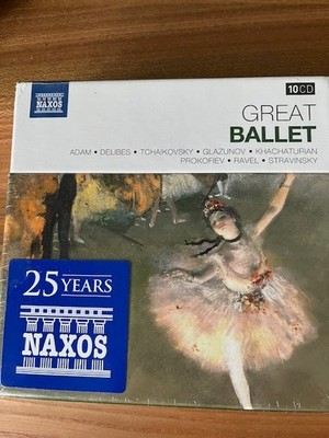 Great Ballet CD-Box 10 CDs NAXOS Jubiläumsausgabe DelibesGlazunovRavelProkofiev