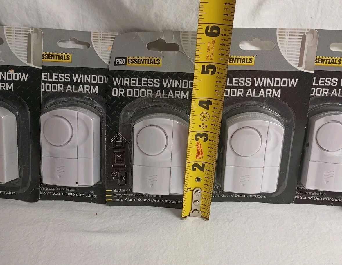 Pro Essentials Wireless Window Or Door Alarm Lot Of 6 New In Box Security Alert