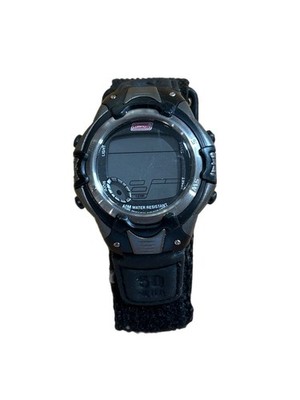Vintage Coleman 50M Water Resistant Digital Sport Watch Temp Nylon Strap