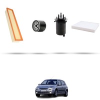 Hoffcar Wartungsset - 4 Filter FüR Renault Clio II 1.5 DCI 48KW Ab 2001