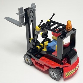 2008 LEGO CITY Cargo Transport Truck & Forklift Set 7733 Complete With Manuals