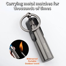 New Creative Waterproof 10000 Times Match Metal Lighter Multifunctional Igniter