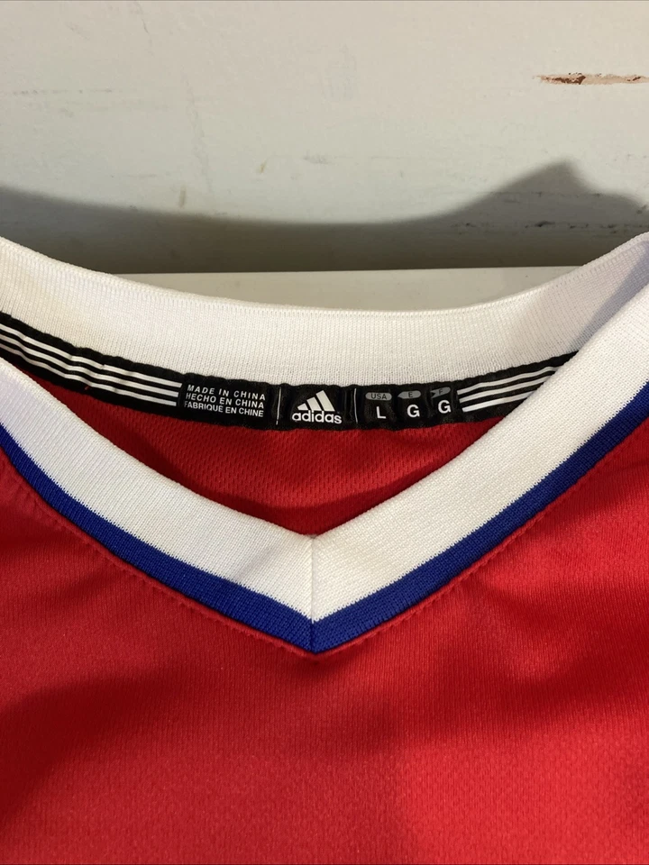 Camiseta de basquete Adidas Los Angeles Clippers grande vermelha NBA Chris Paul 3 - Imagem 3 de 4