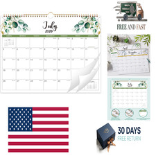 Calendar 2026-2027 - Wall Calendar 2026-2027-, 18 Month Calendar from Jul. 2026