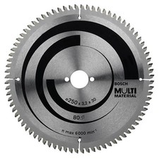 Bosch HM S&auml;geblatt Multi Material 250x3,2x30 mm Z=80