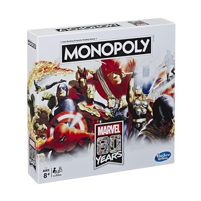 Hasbro Monopoly Hasbro Monopoly - Marvel 80 Anniversary Ed Box VG/NM