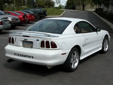 1997 Ford Mustang Cobra Bumper Insert Letters - Chrome