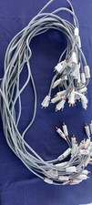  Lot of 15 BINARY High End Mesh Wrap RCA Connector Cables  3 Feet