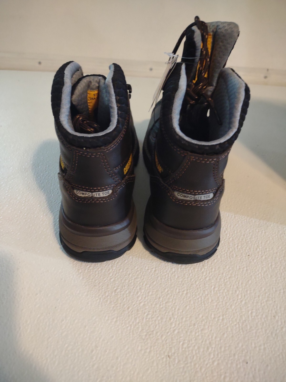 Cat Caterpillar Excavator SuperLite Comp Toe Women's Size 11 Brown P91342 image 6