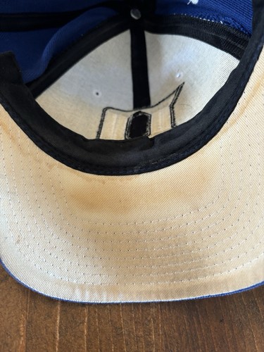 VINTAGE Duke University Hat Fitted Sz 7 Zephyr Graf-X Wool Blue Devils Y2K Logo - Picture 9 of 10