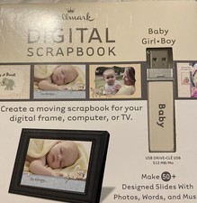 Hallmark Digital Scrapbook USB Drive Design Slides w/ Photos Words Music Sealed