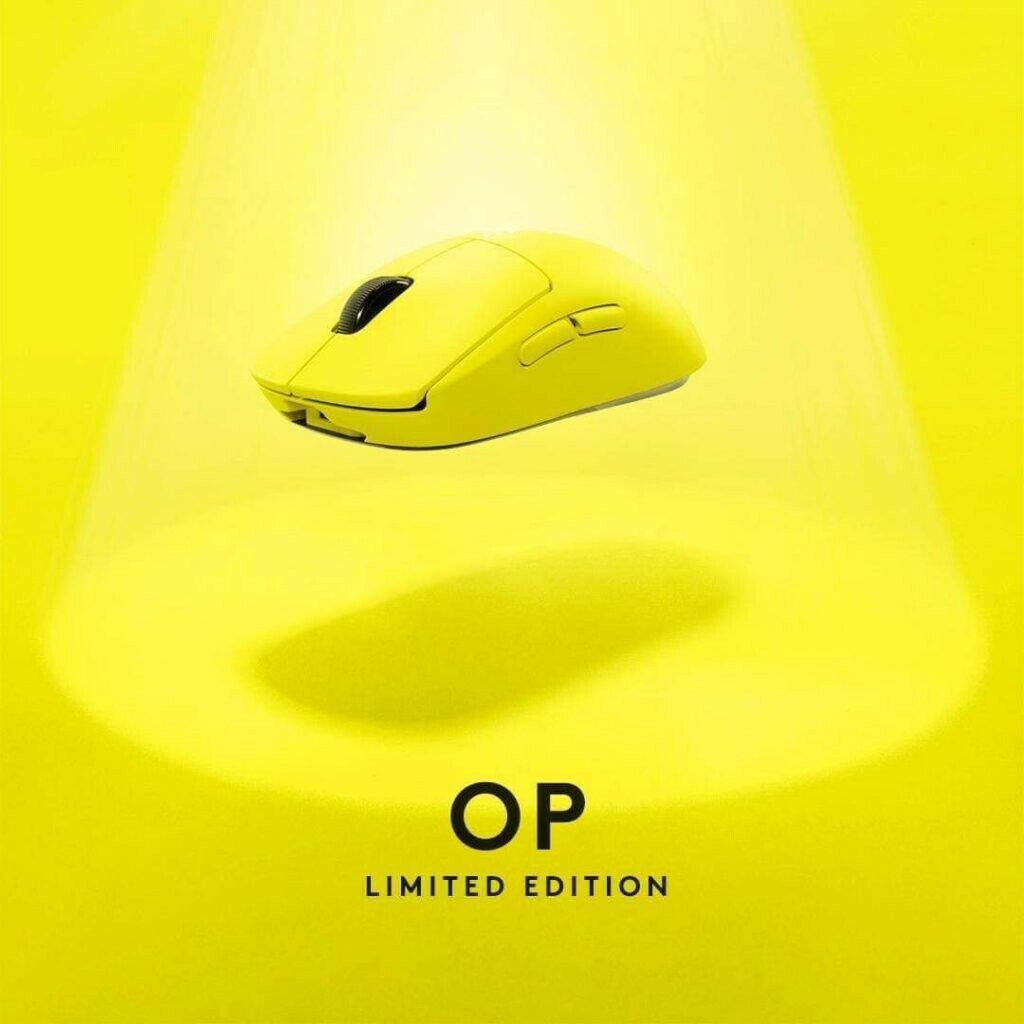 Logitech G PRO OP/PIXEL Wireless Gaming Mouse - Lime/Yellow