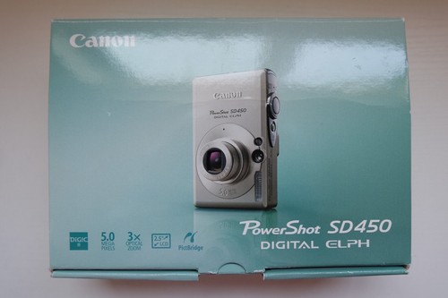 CANON PowerShot ELPH SD450 IXUS 55 5.0MP Digital Camera - Parts (Screen Damage) - Picture 17 of 17