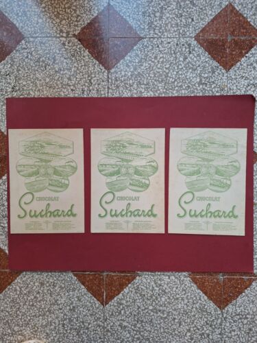 3 WERBEMENÜS - SUCHARD - Chocolate - Schokolade - Bild 2 von 2