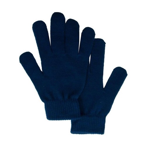 Pure Wool Fine Knitted Glove Thermal Black Knit Full Finger Fit Most Warm Winter - Picture 14 of 23