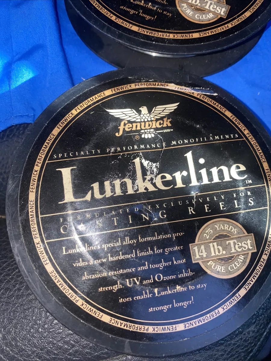Vintage Fenwick Lunkerline 14 Lbs. Test 275 Yards New Fishing Line