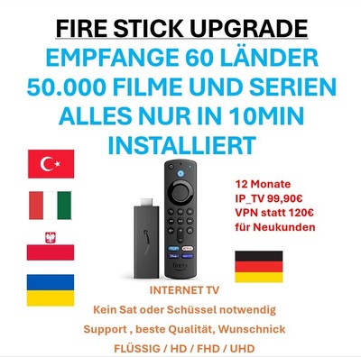 TV STREAM ALLE SPRACHEN UND LÄNDER ECHTE PREMIUM QUALITÄT AUS DE ANDROID APPLE