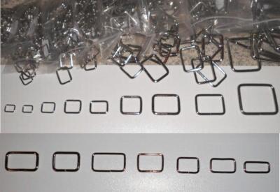 Vierkantring Drahtring Metall Ring Oese Gardinenring Metall Schlaufe Taschen