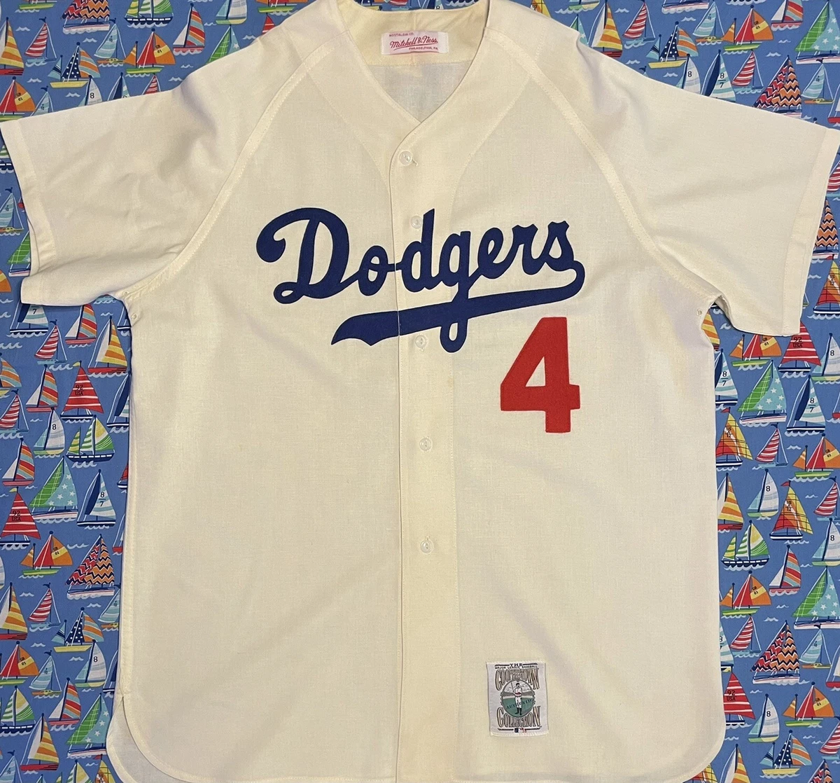 mitchell and ness brooklyn dodgers jersey