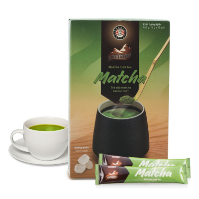 Rexsun Coffee - Instant Delight Matcha Milk Tea  Vietnamese Special Tea 160g