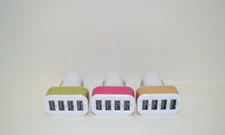 For Smart Phone Universal 12V-24V To 5V 5.1A 4Port USB Car Power Charger Adapter