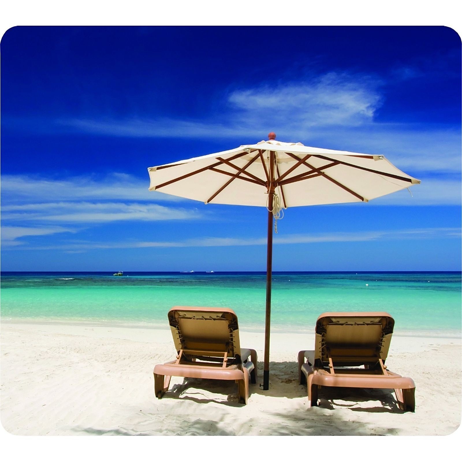 Mouse Pad - Beach Chairs - Fellowes Earth Series
