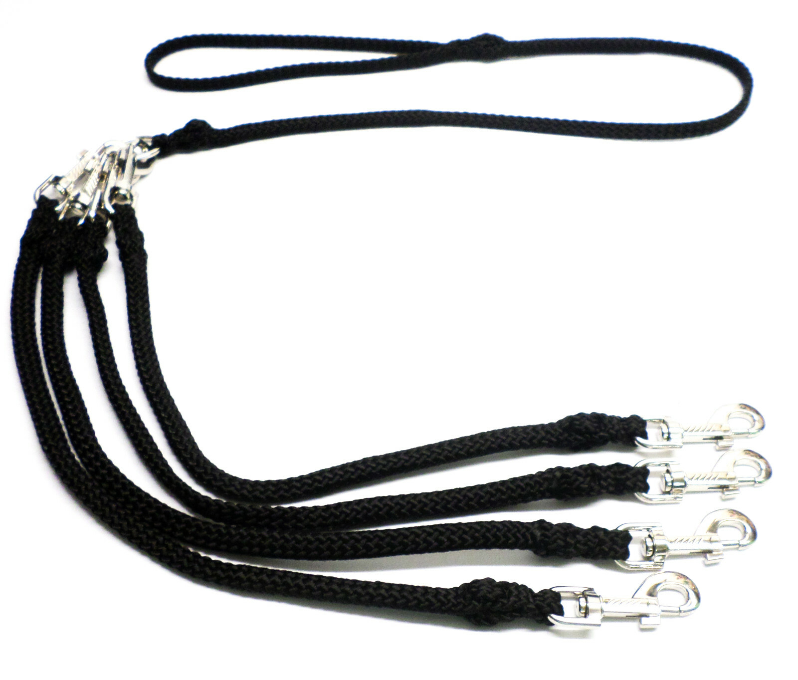 Nobby Koppel 74110-05 – Verbindungsleine Für 2 Hunde, Leder, 2x 35 Cm Länge, 12 Mm Breite, Schwarz/braun