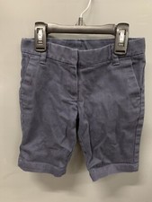 Chaps Navy Blue Khaki Shorts Kid s 6X