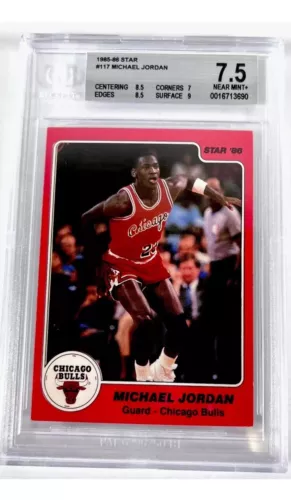1985-86 Star #117 Michael Jordan BGS 7.5