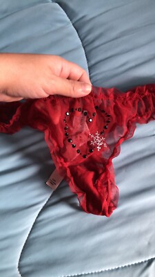 Women's Sexy Mesh Sheer Thong Ultra-thin Panties See-through  Lingerie Panties M