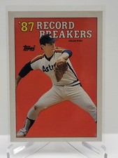 1988 Topps Record Breakers Nolan Ryan - Houston Astros #6