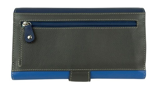 Full Grain Genuine Leather RFID Protected 20+ Card Holder Women Long Wallet New - Picture 27 of 28