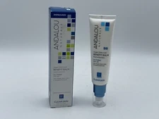 Andalou Naturals Argan Stem Cell Benefit Balm Clear Skin SPF30 UnTinted Exp 5/20