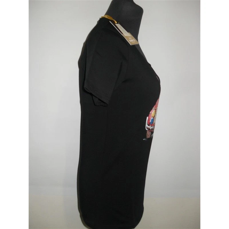 MAGLIA EAN 13 T-SHIRT DONNA SWAROVSKI NERO - Immagine 3 di 3