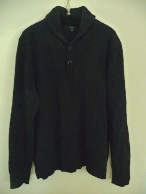 J crew men's store shawl collar sweater