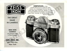 1956 Zeiss Ikon Cameras Old Collectible PRINT AD Unique Gift Idea (911)