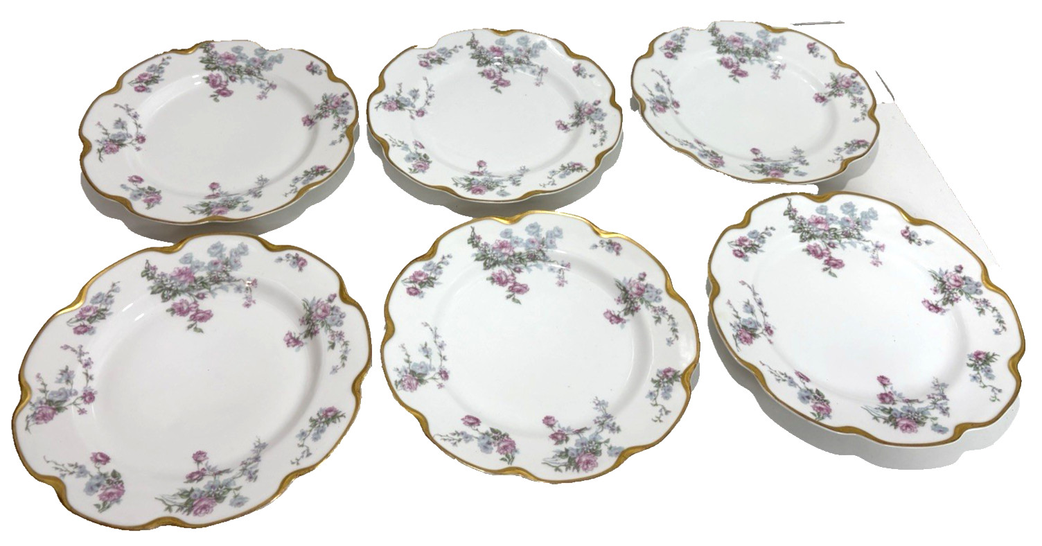 Haviland Limoges Schleiger 261 Dinner Plates 9 3/4