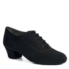 Womens International  Dance Shoes 'Heather' Black Lycra UK 8.5 / US 10.5