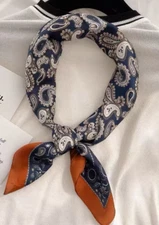 Ladies Women SILKY Feeling Square Scarf  70X70CM SC2221-24