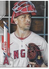 2020 Topps Update Baseball Vintage Stock Jason Castro 45/99 Angels