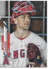 2020 Topps Update Baseball Vintage Stock Jason Castro 45/99 Angels