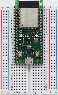 ESP32 Rev1 Entwicklungsplatine mit USB2 seriell. Made in USA Arduino programmierbar 