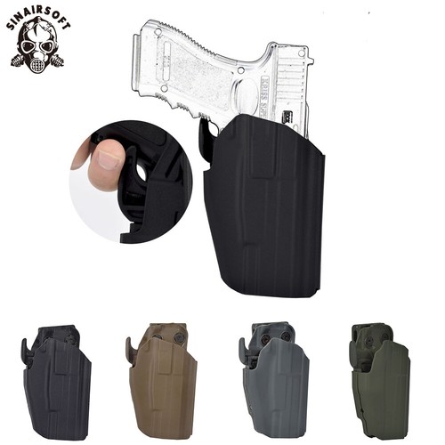 Tactical Univisal Pistol Handgun 579 Grip Lock Right Hand Gun Holster Belt Clip - Picture 1 of 12