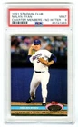 NOLAN RYAN (POP 63) 1991 STADIUM CLUB CHARTER MEMBERS NO-HITTER PSA-9 MINT CARD