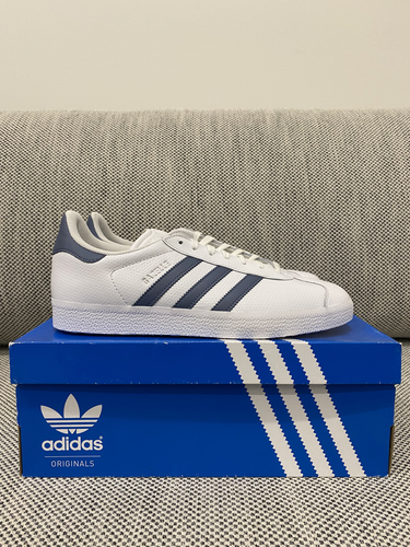 Adidas Gazelle White / Grey / White US 10 - Picture 4 of 8